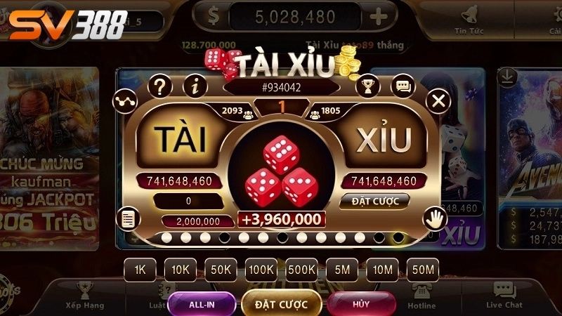 Tài xỉu online SV388